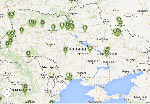 Карта электрозаправок в россии 2022